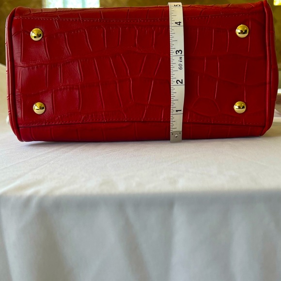 Coach Mini Bennett Satchel | Red Croc Embossed Leather | NWT - Picture 7 of 7